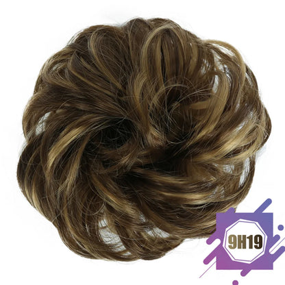 Messy Bun Hair Scrunchie – Synthetic Chignon Updo Hairpiece