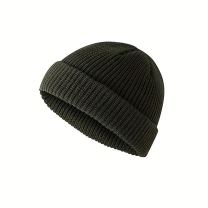 Winter Knit Beanie Hat – Warm Thermal Skull Cap for Men & Women