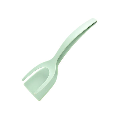 2-in-1 Flip Spatula Tongs – Non-Stick Nylon Kitchen Tool