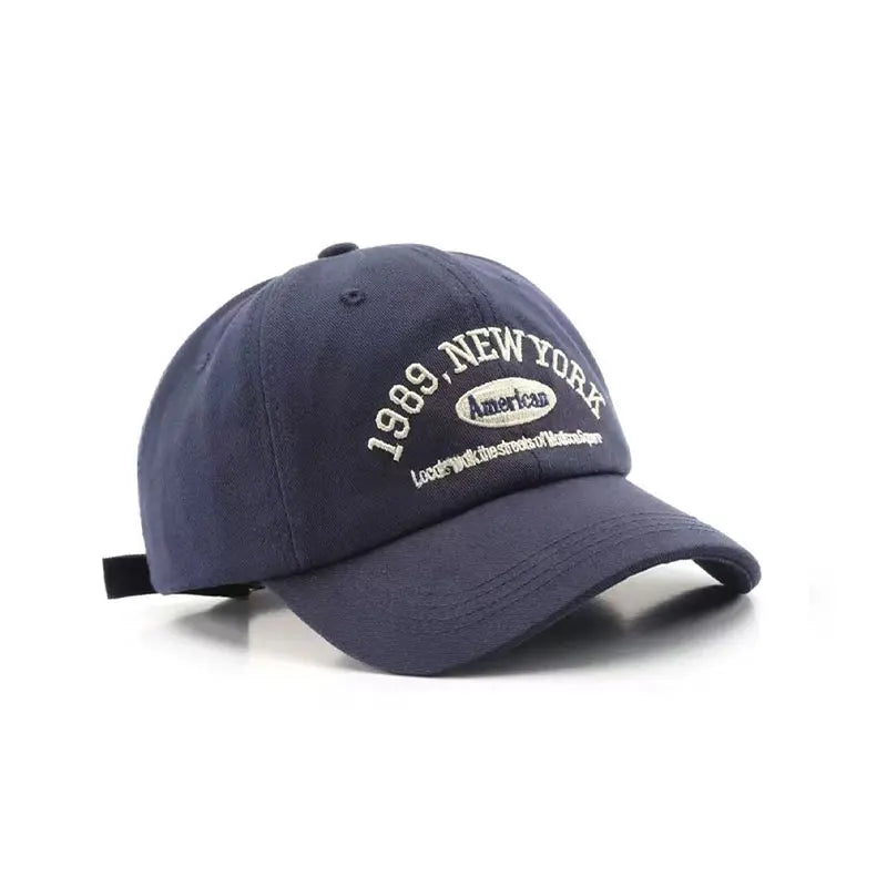Embroidered Baseball Cap – 1989 New York Vintage Sun Hat