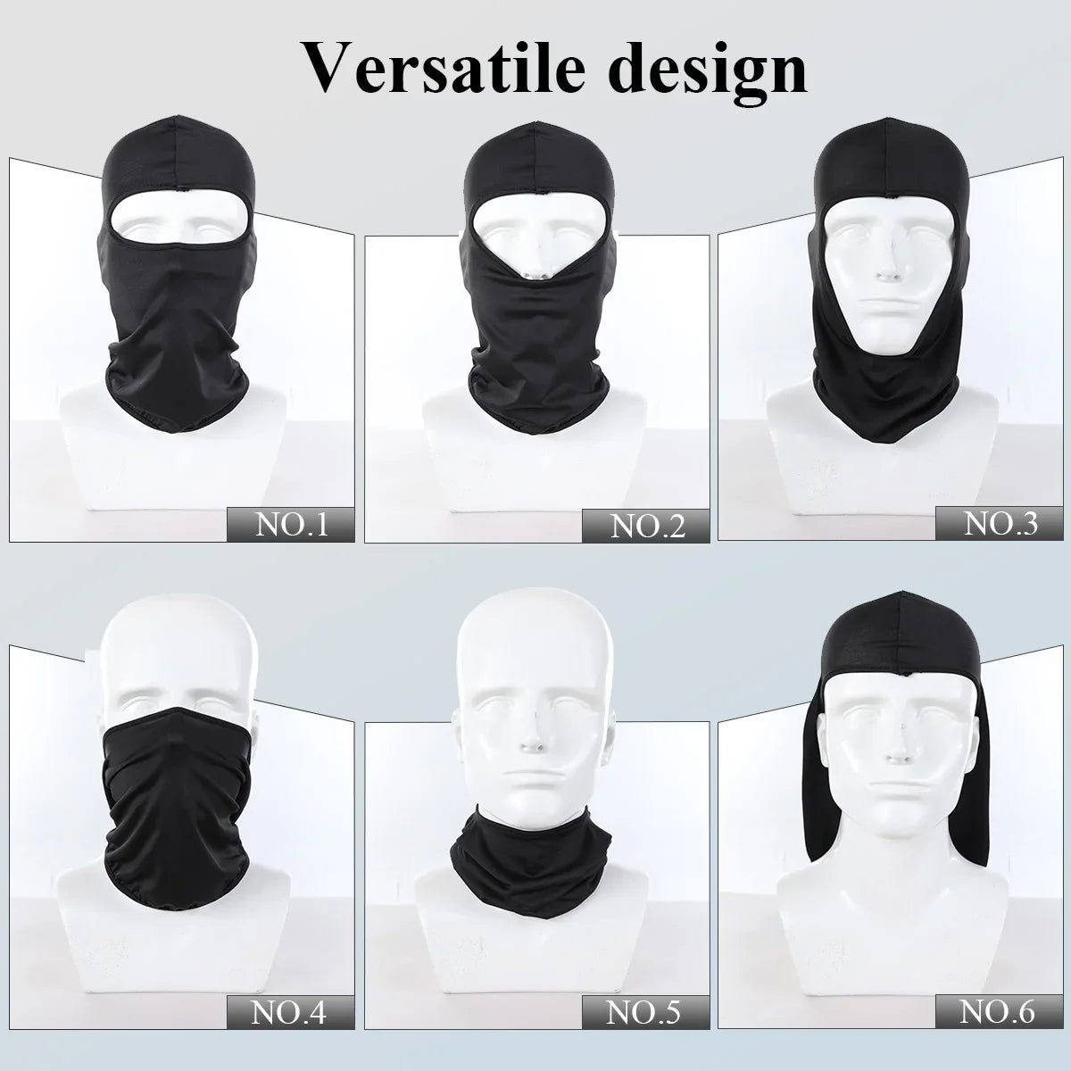 Balaclava Full Face Mask – Quick-Dry Cycling Helmet Liner