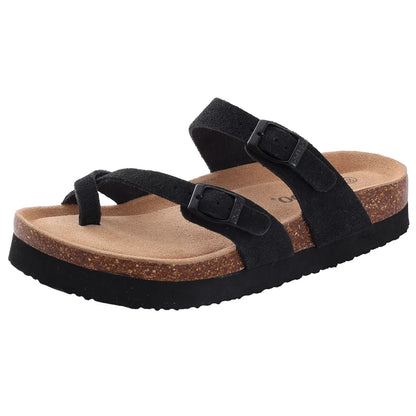 Suede Mule Clogs – Women's Cork Arch Support Outdoor Slippers
