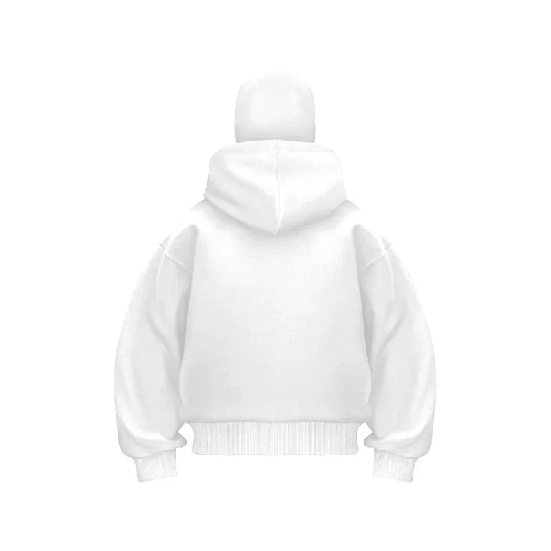 Labrador Graphic Double Layer Hoodie Goth Sweatshirt