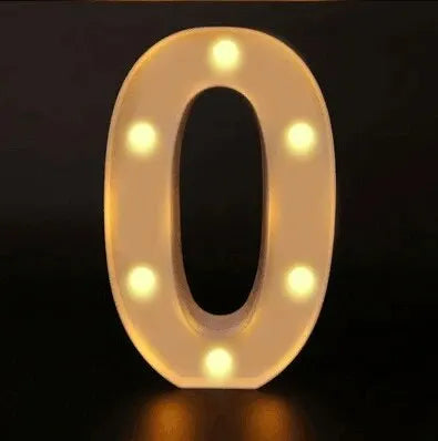 LED Marquee Letter & Number Light – Alphabet Night Lamp