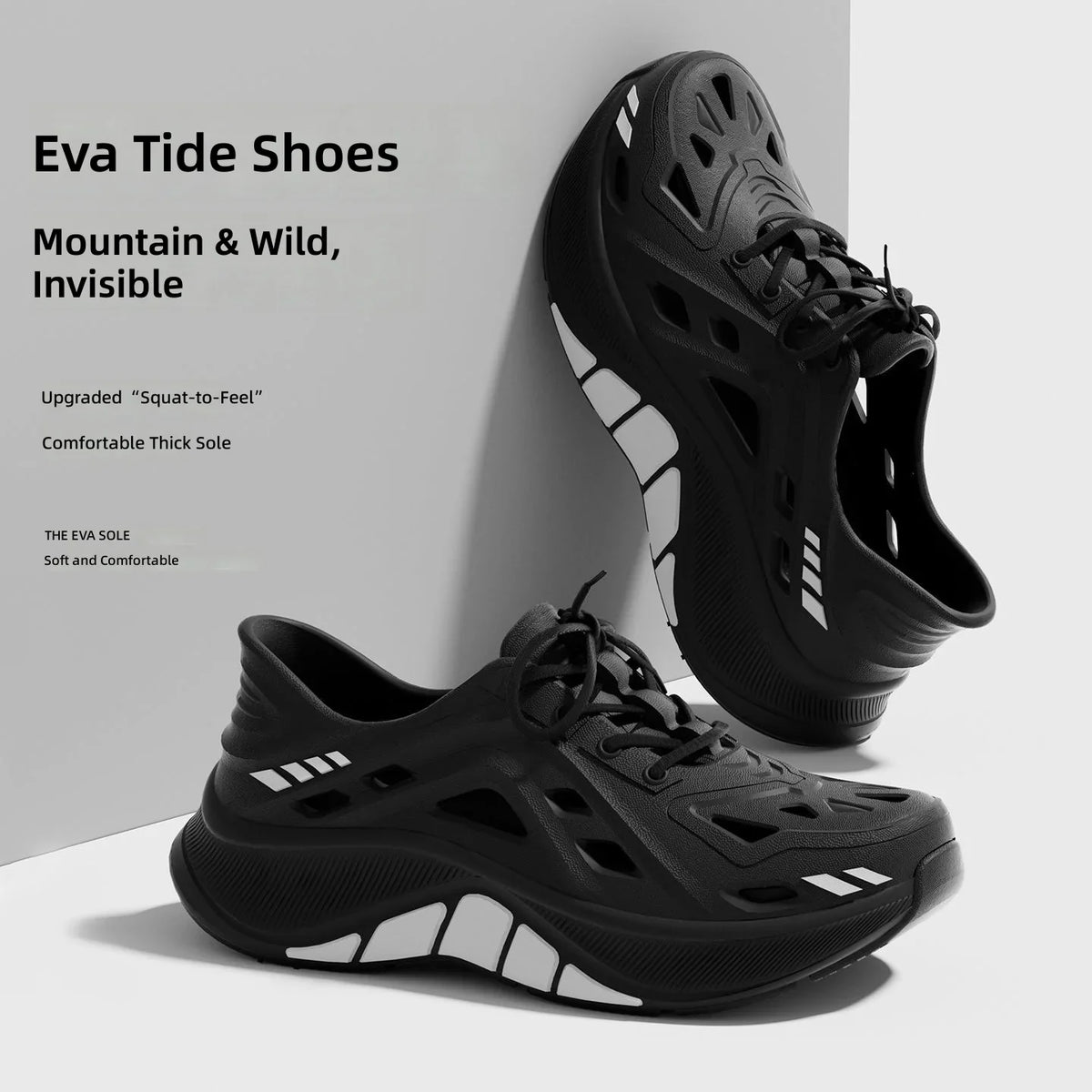 Men's Hollow Clog Sneakers – Non-Slip Outdoor Beach Garden Shoes