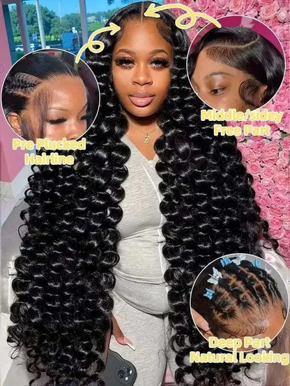 Loose Deep Wave Lace Front Wig – 100% Brazilian Human Hair HD Lace