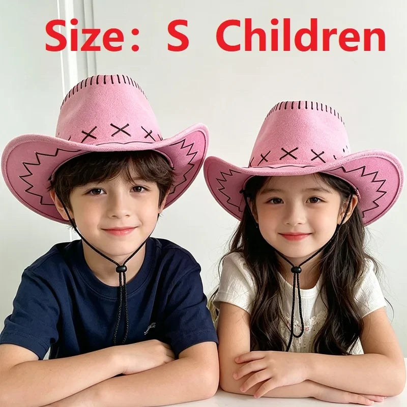 Western Cowboy Hat – Unisex Cowgirl Hat for Women & Men