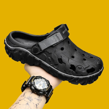 Men's Sport Clogs Sandals – Non-Slip Breathable Beach Shoes