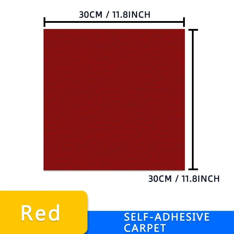 Self-Adhesive Carpet Tiles 40pcs – 30x30cm Peel & Stick Floor Mat