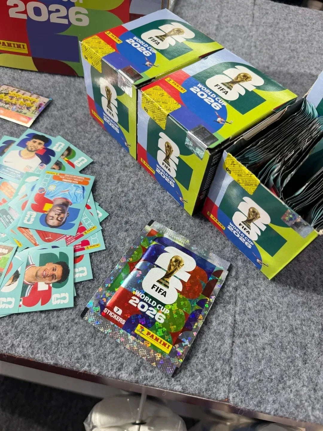 Panini FIFA World Cup 2026 Official Sticker Collection Box Sealed Packs Wholesale Football Collectibles