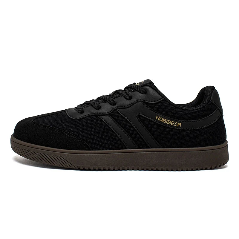 Wide Toe Minimalist Sneakers – Unisex Lace-Up Casual Walking Shoes