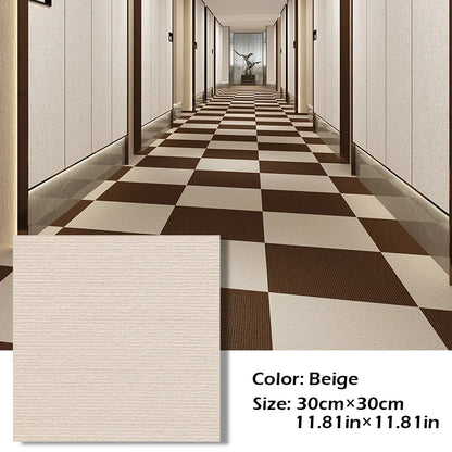 Self-Adhesive Carpet Tiles 11.8x11.8in – Anti-Slip Floor Mat Squares