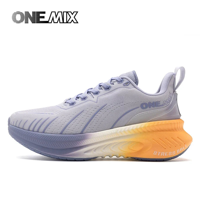 Cushioning Running Shoes Unisex – Non-Slip, Lace-Up Sports Sneakers for Heavy Runners
