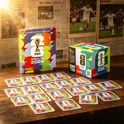 Panini FIFA World Cup 2026 Official Sticker Collection Box Sealed Packs Wholesale Football Collectibles