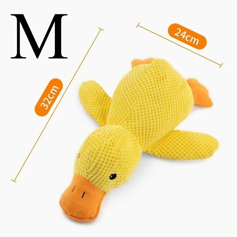 Plush Squeaky Dog Toy – Bite-Resistant Animal Chew Toy for Dogs