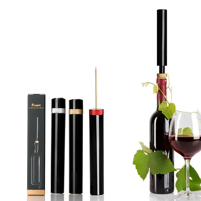 Air Pump Wine Opener – Stainless Steel Needle Corkscrew