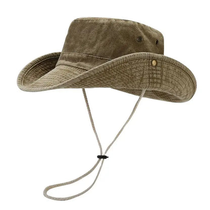Cotton Bucket Hat – Outdoor Sun Hat for Men & Women
