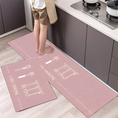 Non-Slip Kitchen Floor Mat – Soft Washable Rug for Kitchen, Bedroom & Hallway
