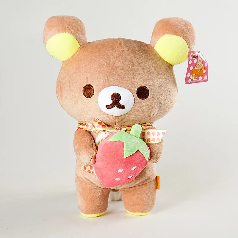 Rilakkuma Plush Toy – Kawaii Stuffed Bear Anime Doll for Room Decor