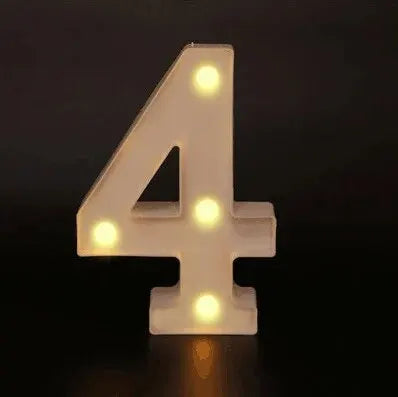 LED Marquee Letter & Number Light – Alphabet Night Lamp