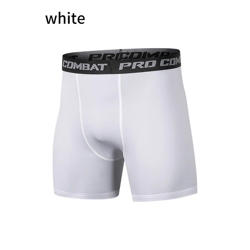 Men's Quick-Dry Compression Athletic Shorts – Moisture-Wicking Boxer Briefs
