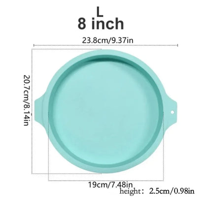 Round Silicone Cake Mold – Layer Cake & Chocolate Mousse Baking Pan
