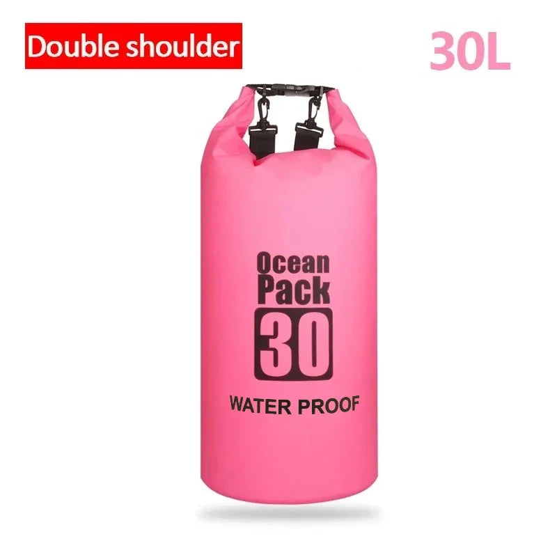 Waterproof Dry Bag 2L–30L – PVC Ocean Pack for Outdoor Sports