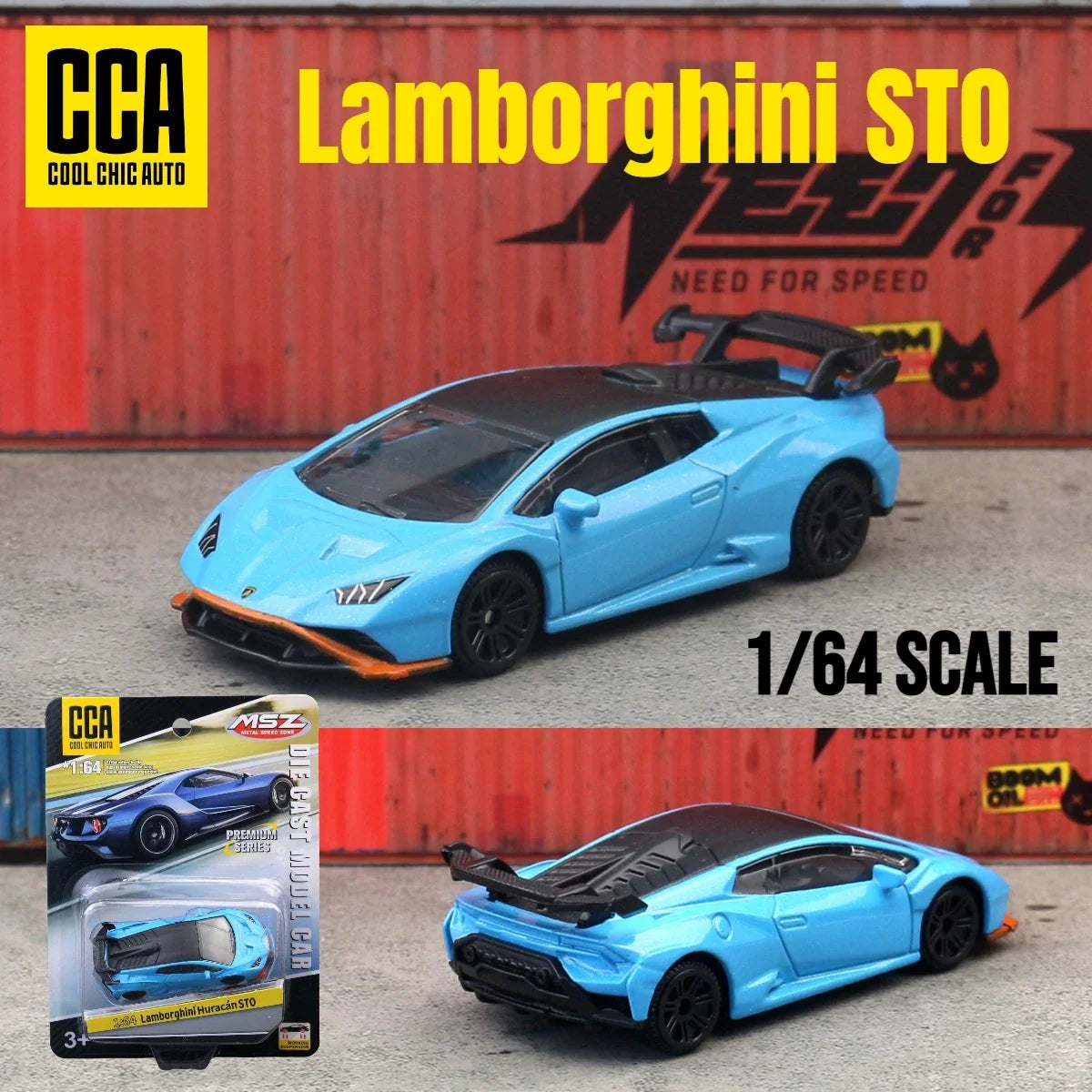 1/64 Diecast Model Car – CCA Premium Series (Lamborghini, BMW, Porsche & More)
