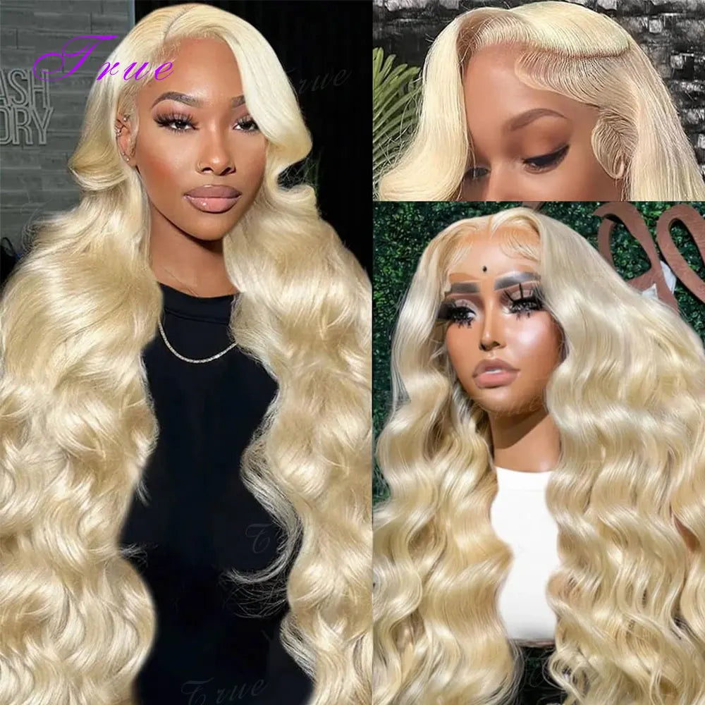 613 Blonde Body Wave 13x6 HD Lace Front Human Hair Wig – 180%, 200% & 250% Density