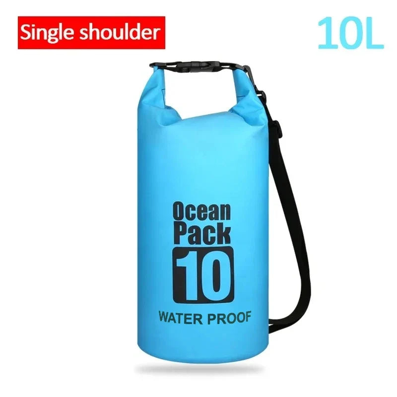 Waterproof Dry Bag 2L–30L – PVC Ocean Pack for Outdoor Sports
