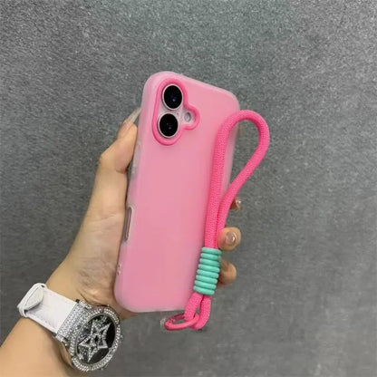 iPhone Case Soft Matte Candy Transparent Cover – Multi-Color