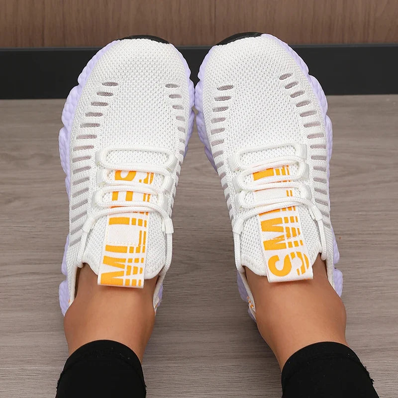 Women's Mesh Sneakers – Lightweight Breathable Athletic Walking Shoes
