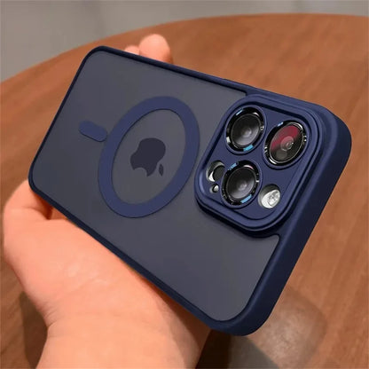 Lens Protection MagSafe iPhone Case – Matte Translucent