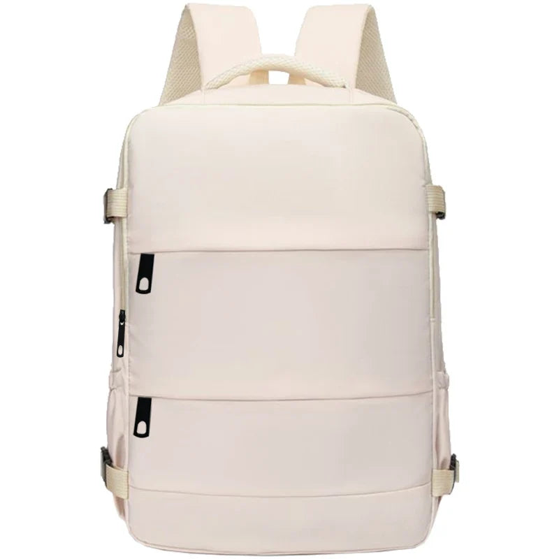 Multi-Pocket Lightweight Backpack with Adjustable Straps