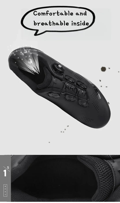 MTB Cycling Shoes Unisex – SPD Cleat Compatible, Non-Slip Road & Mountain Bike Shoes