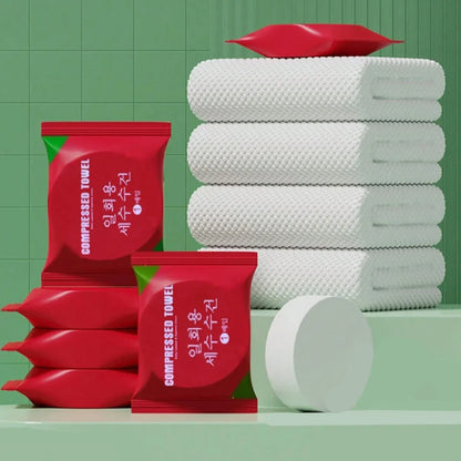 Disposable Compressed Towel – Thick, Lint-Free & Portable