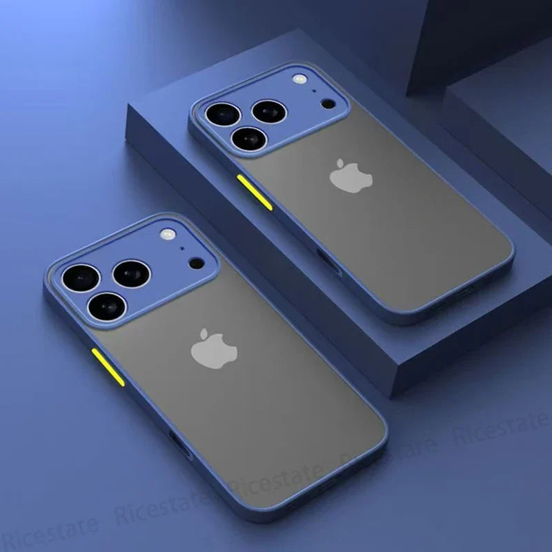 iPhone 17 Matte Frosted Hard Case with Camera Protection