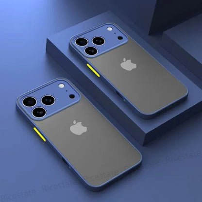 iPhone 17 Matte Frosted Hard Case with Camera Protection