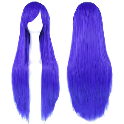 Long Straight Cosplay Wig Synthetic 32 Inch 36 Colors Women