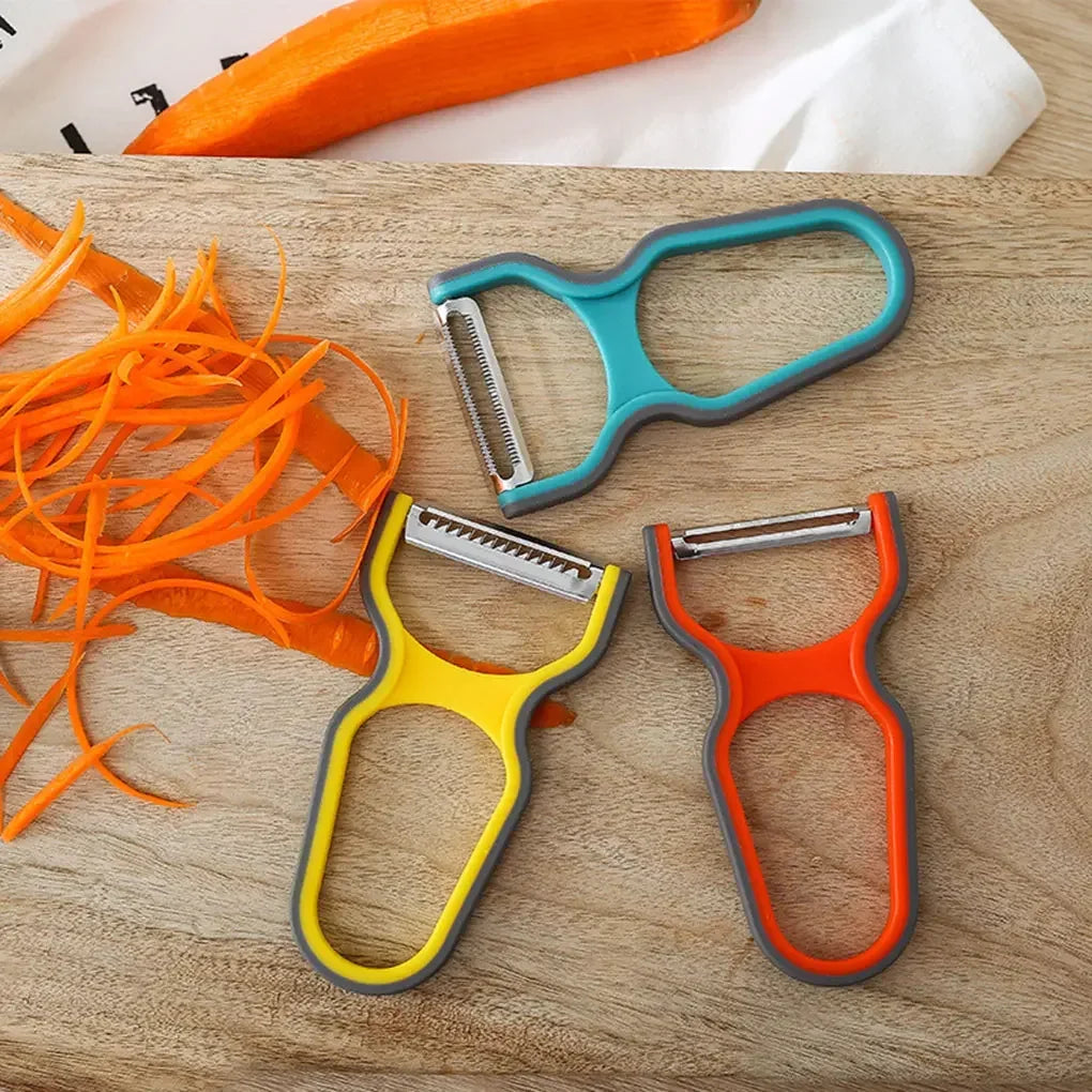 Vegetable Peeler Set – 3-Piece Stainless Steel Potato Slicer & Grater