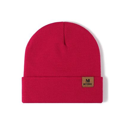 Knit Cuffed Beanie – Winter Warm Hat for Men & Women