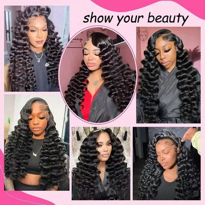 Loose Deep Wave Lace Front Wig – 100% Brazilian Human Hair HD Lace