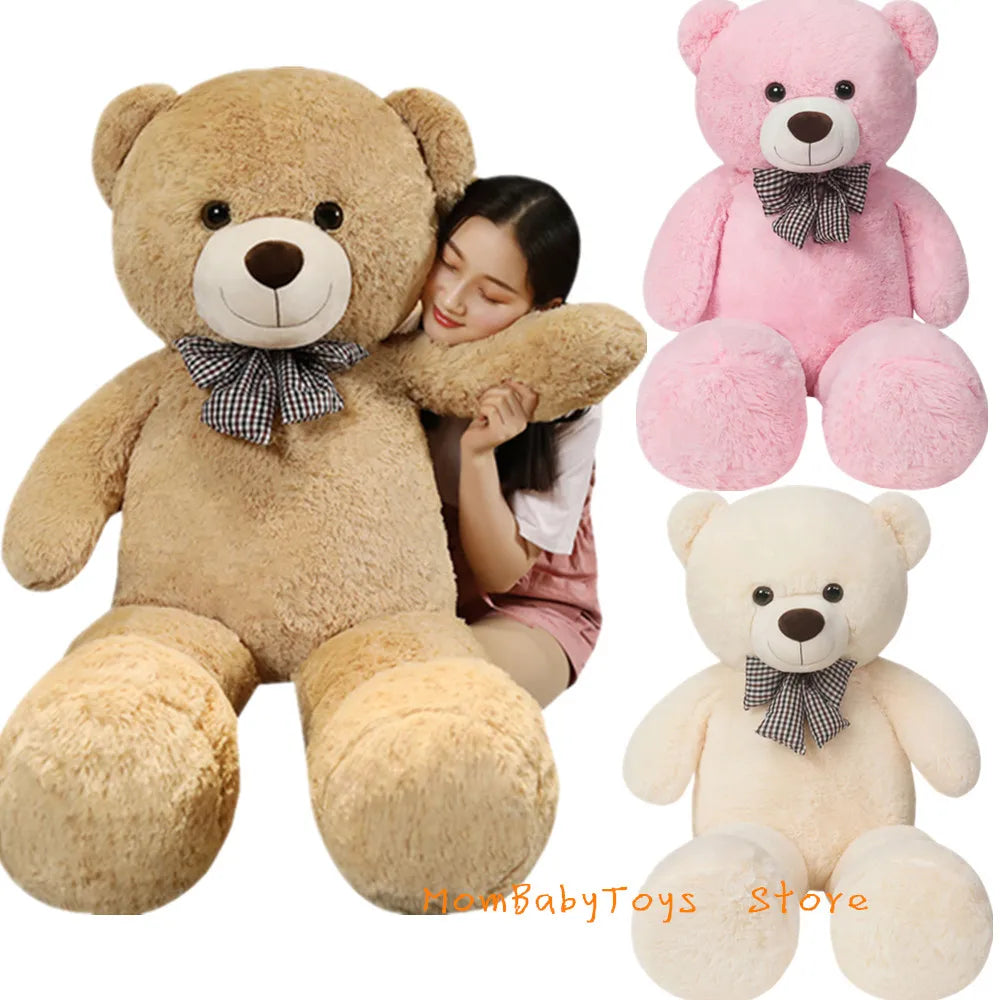 Giant Teddy Bear Plush Toy 41.3in – Super Soft Hugging Pillow Bear