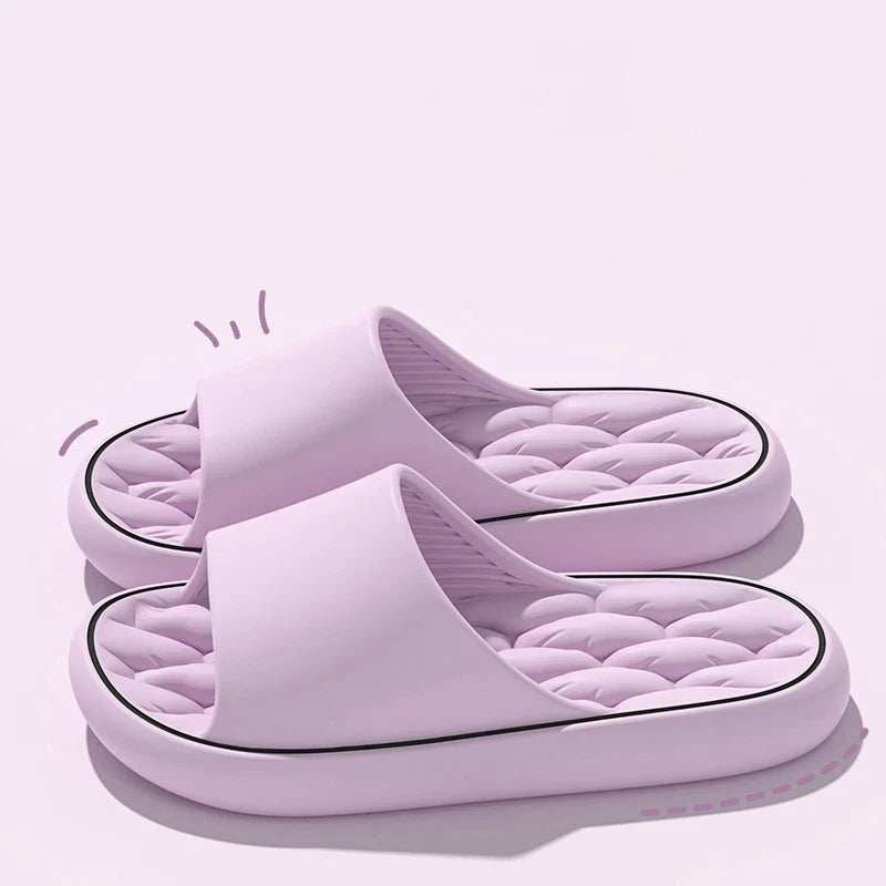 EVA Cloud Slide Slippers – Thick Cushion Non-Slip Indoor Shoes