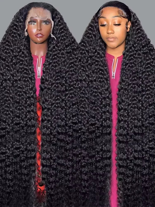 Deep Wave Lace Front Wig Human Hair 13x6 13x4 HD Lace Pre-Plucked