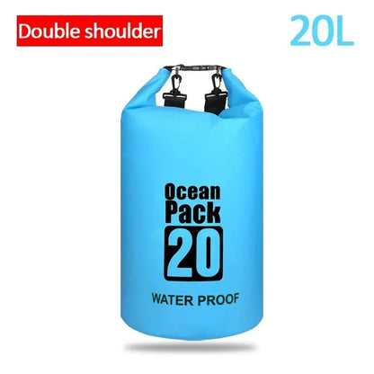 Waterproof Dry Bag 2L–30L – PVC Ocean Pack for Outdoor Sports
