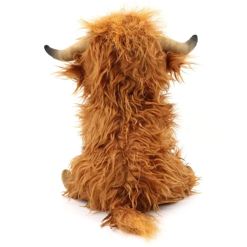 Highland Cow Stuffed Animal Plush Toy – Soft Kawaii 25cm