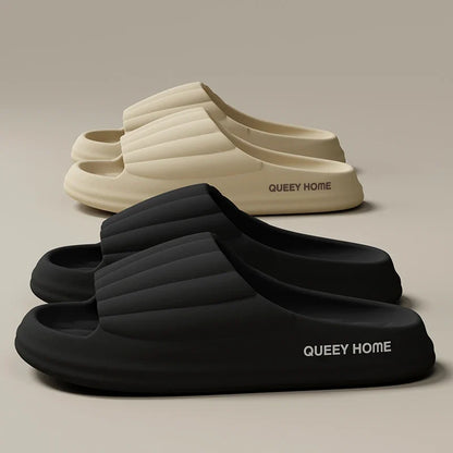 Thick Sole Slide Slippers – Soft Bouncy Comfort Anti-Slip Sandals for Men