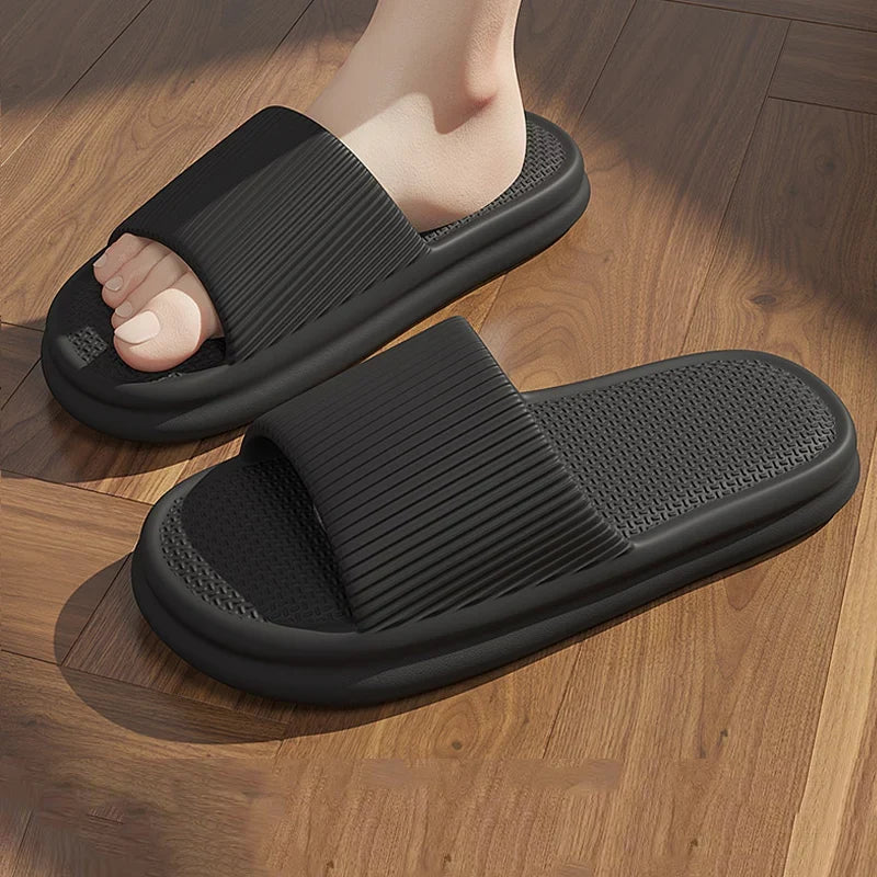 Cloud Slides Slippers Thick-Sole EVA Unisex Indoor Beach Sandals