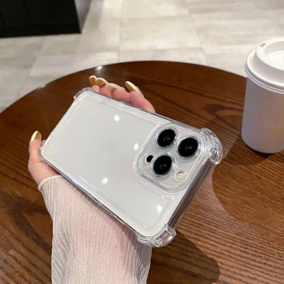 Clear Shockproof iPhone Case with Airbag Corner Protection